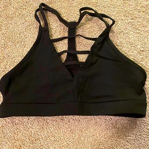 ZYIA XL VGUC Black Grid Bra